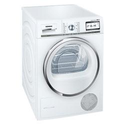 Siemens WT4HY790GB Freestanding Heat Pump Condenser Tumble Dryer with Home Connect, 9kg Load, A++ Energy Rating, White